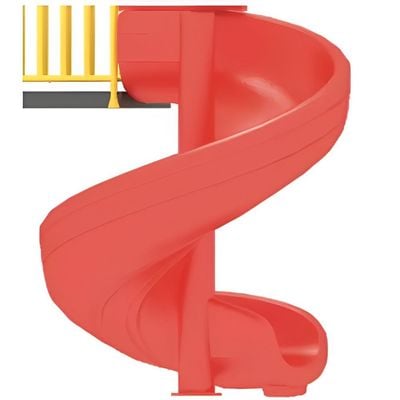 MYTS Outddor Spiral Kids Slide 